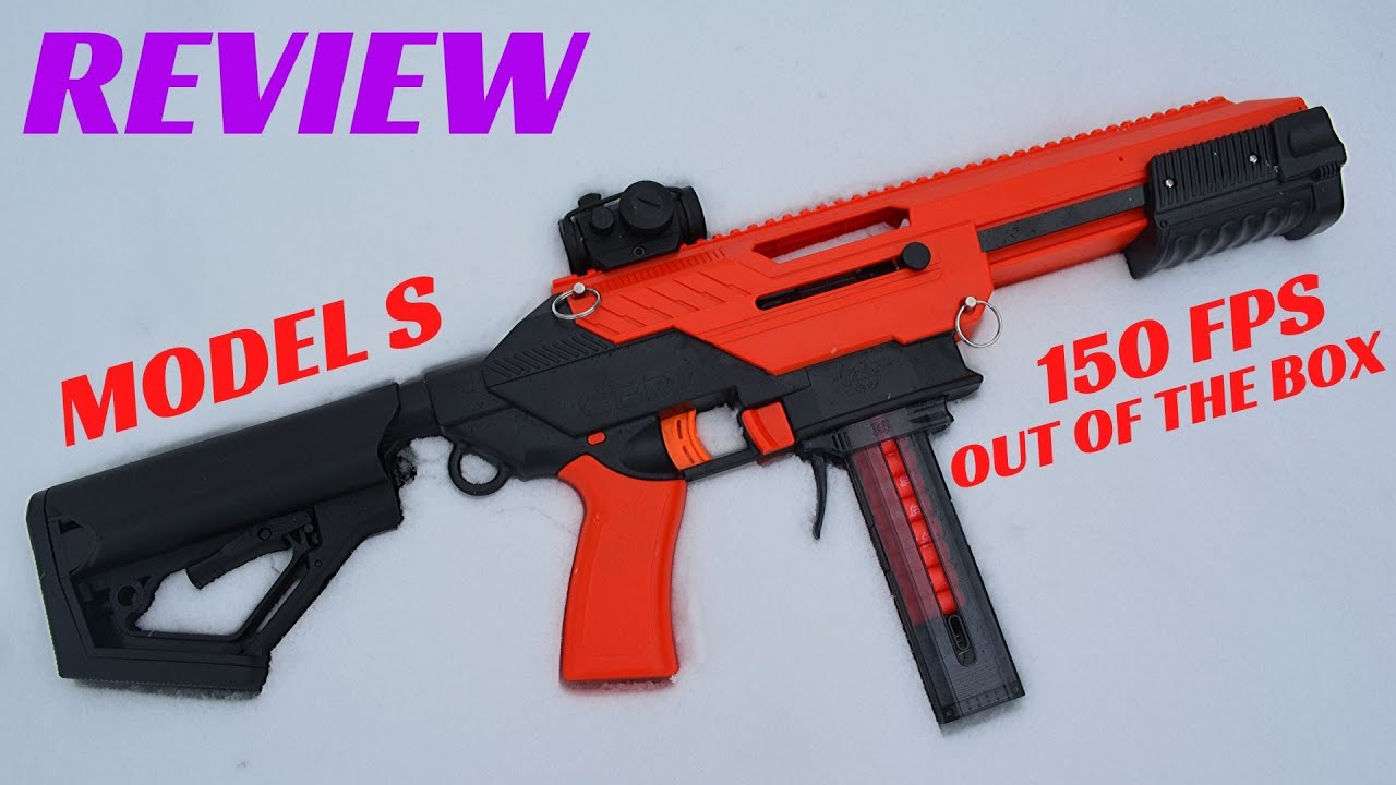 [REVIEW] CEDA Model S (A 150 FPS Stock NERF BLASTER!!!) from Jet Blaster