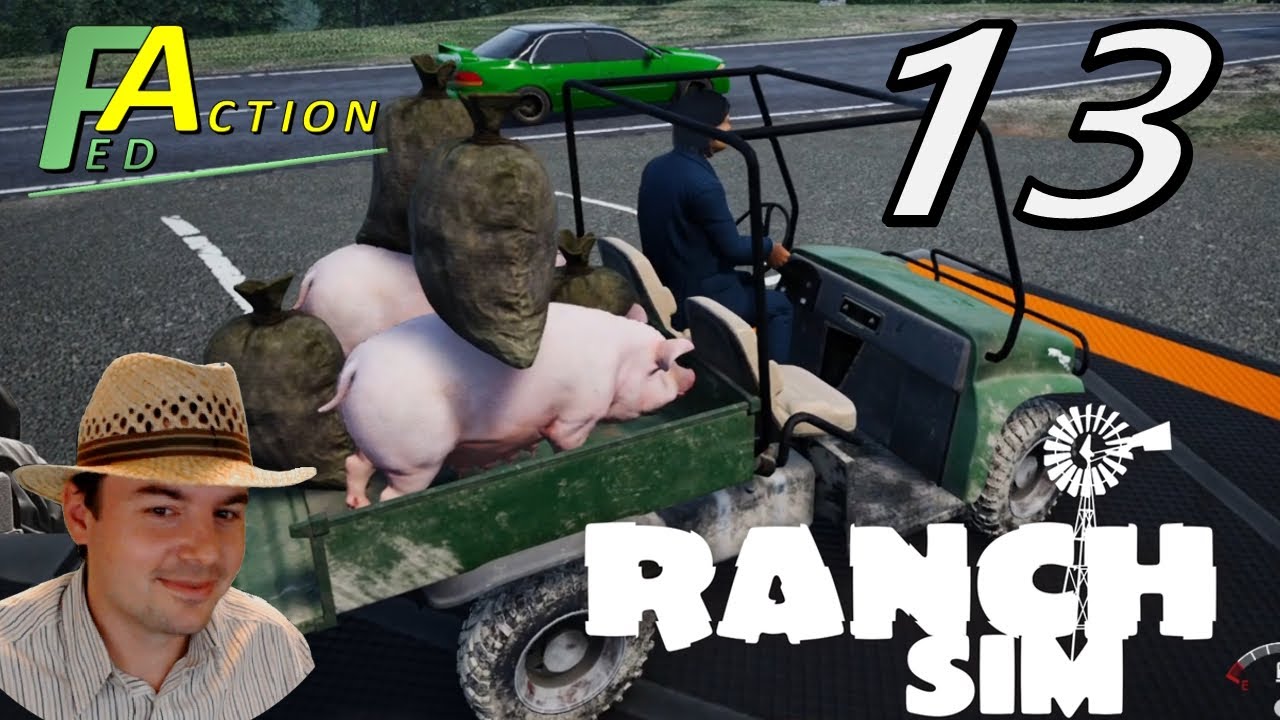 Ranch Simulator 13 Drei Schweine ziehen ein #RanchSimulator #BauernhofSimulator #Multiplayer