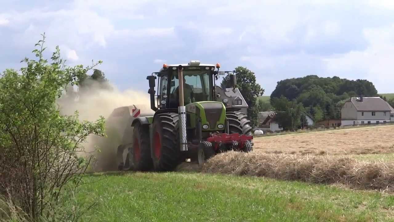 Heuernte XXL mit Claas Xerion 3800,Claas Quadrant 3200, Fendt 818 Vario....