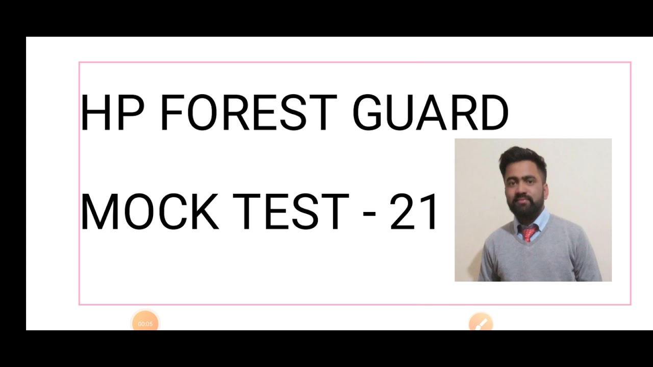 Hp forest guard mock test-21