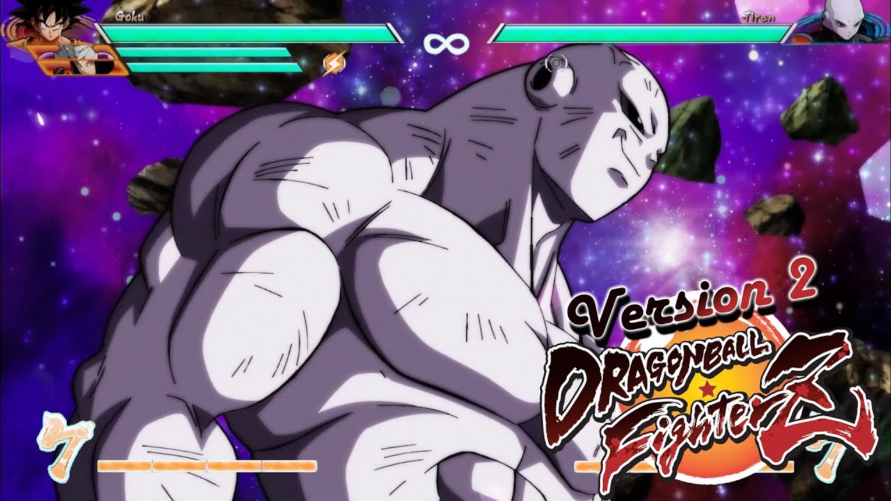 Universe 7 vs Jiren but with Dragon Ball FighterZ HUD and it's remastered