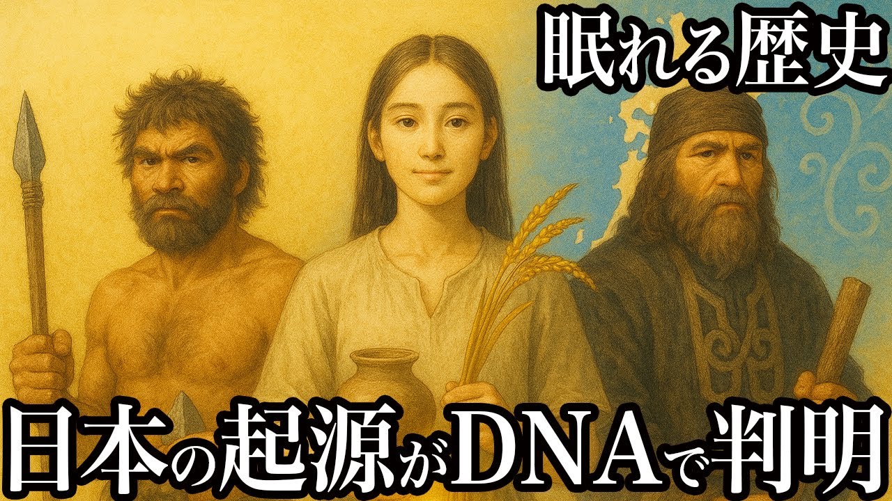 日本列島には“3つの失われた民族”がいた？最新DNAが描く消えた日本人のルーツの地図｜眠れる歴史【睡眠用】