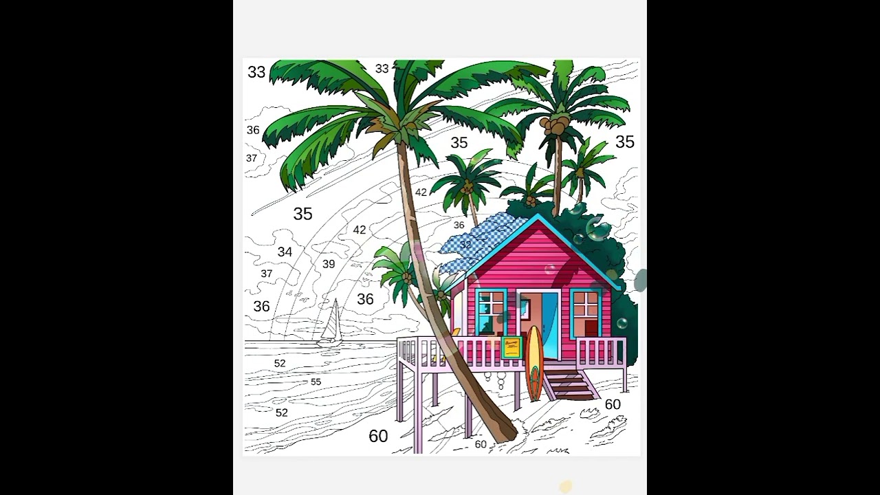 summer house coloring