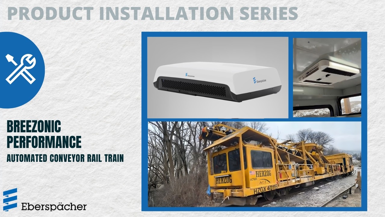 Breezonic Install on Automated Conveyor Railway Train Application
