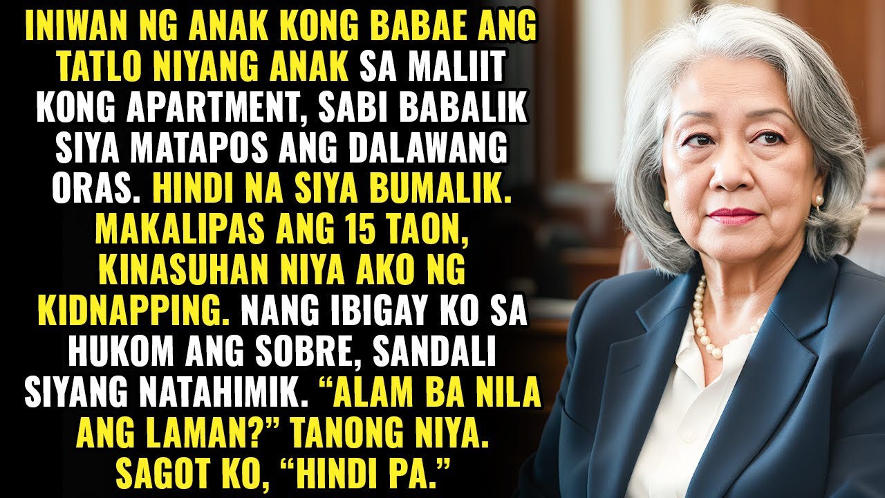 INIWAN NG ANAK KO ANG 3 APO KO SA AKIN NG 15 TAON AT HINDI NA BUMALIK—NGAYON, KINASUHAN NIYA AKO...