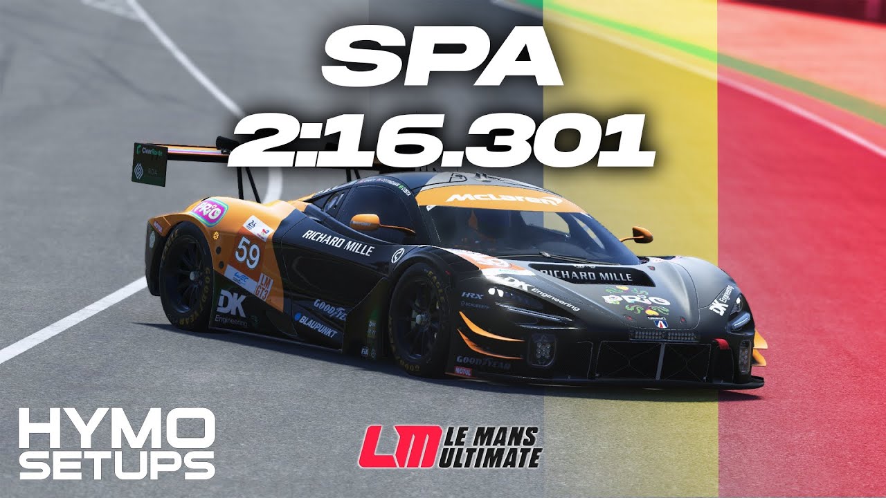 LMU World Record Hotlap | Mclaren 720s Evo LMGT3 @ Spa | U3 P2 | Le Mans Ultimate