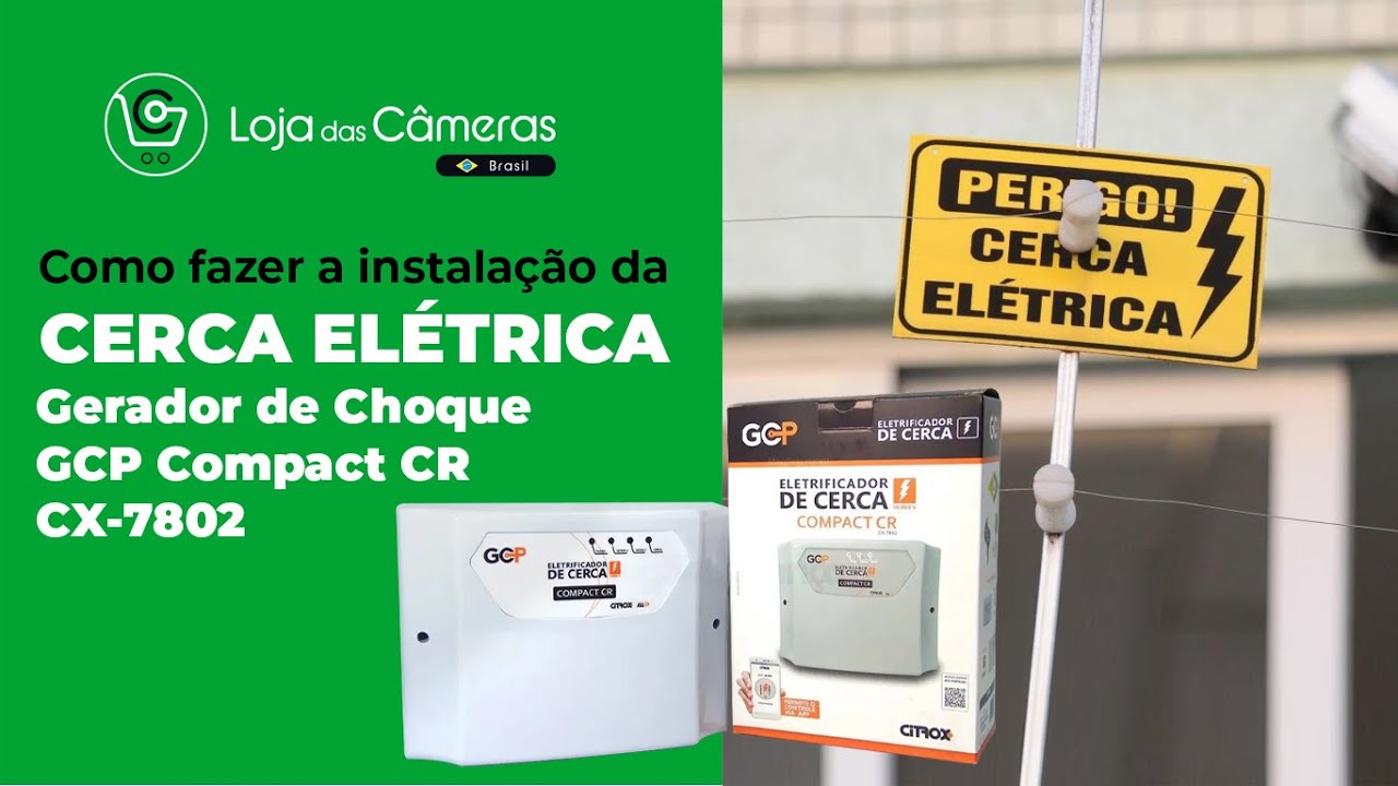 Como ligar o Gerador de Choque GCP Compact CR - CX-7802 - LOJA DAS CÂMERAS BRASIL
