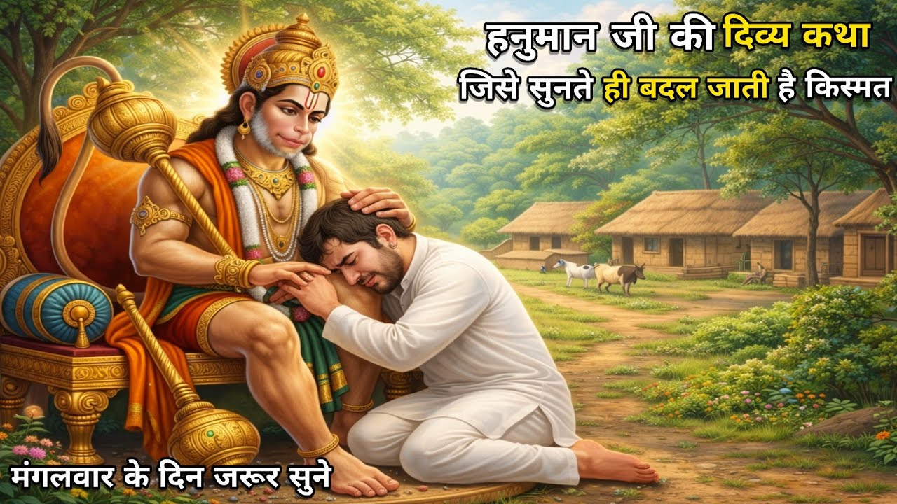 जिस घर में यह कथा सुनी जाती है, वहां साक्षात् हनुमान जी का वास होता है | Hanuman Katha | Must Watch