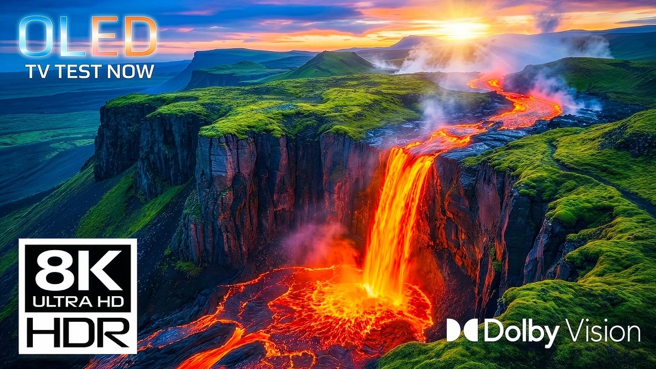 BEST OLED TEST - Captivating Colors in 8K HDR | Dolby Vision™