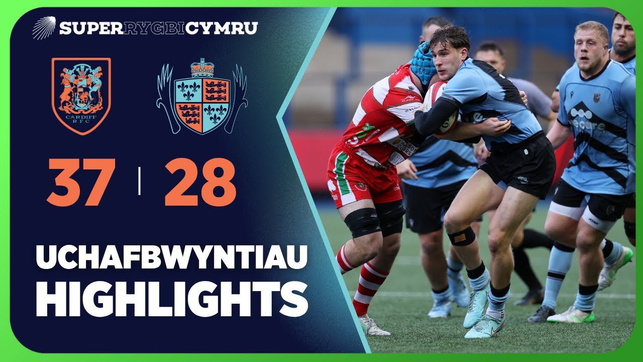 Uchafbwyntiau Caerdydd v Llanymddyfri | Cardiff v Llandovery Highlights | Super Rygbi Cymru | S4C