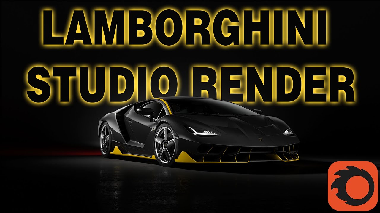 PG2CGI - 12 - Lamborghini Studio Render in Corona Renderer
