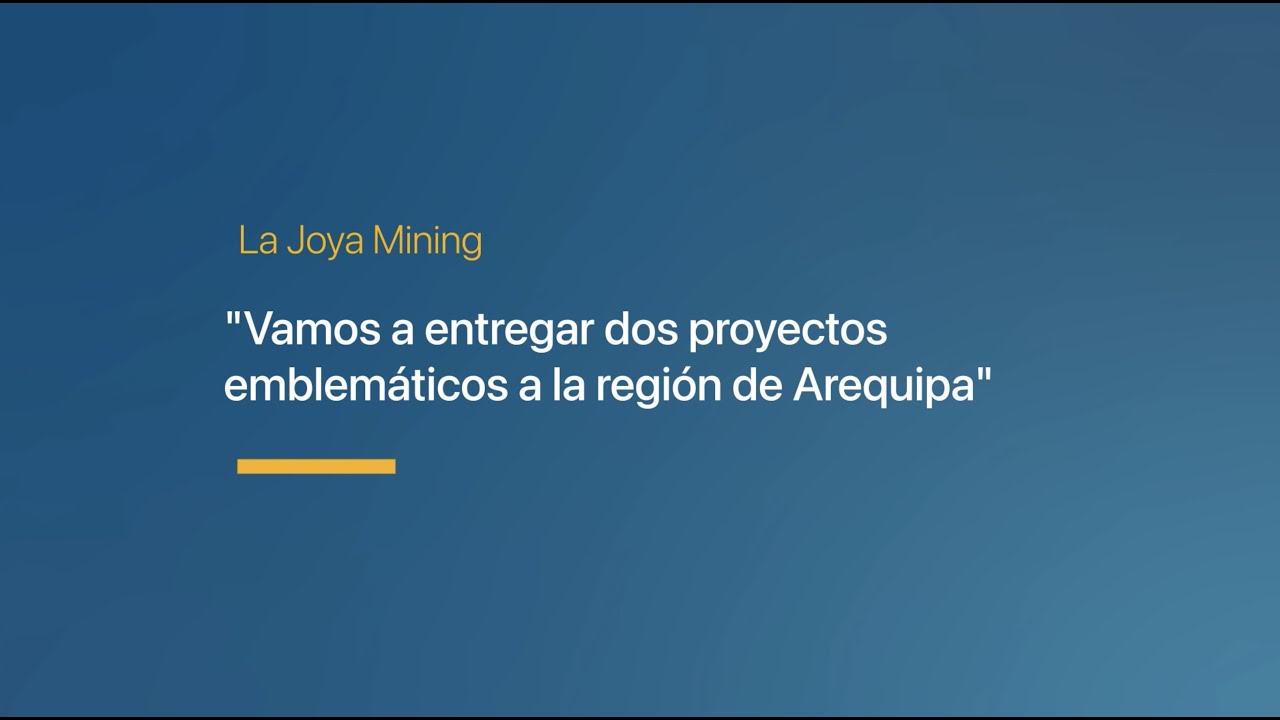 La Joya Mining: 