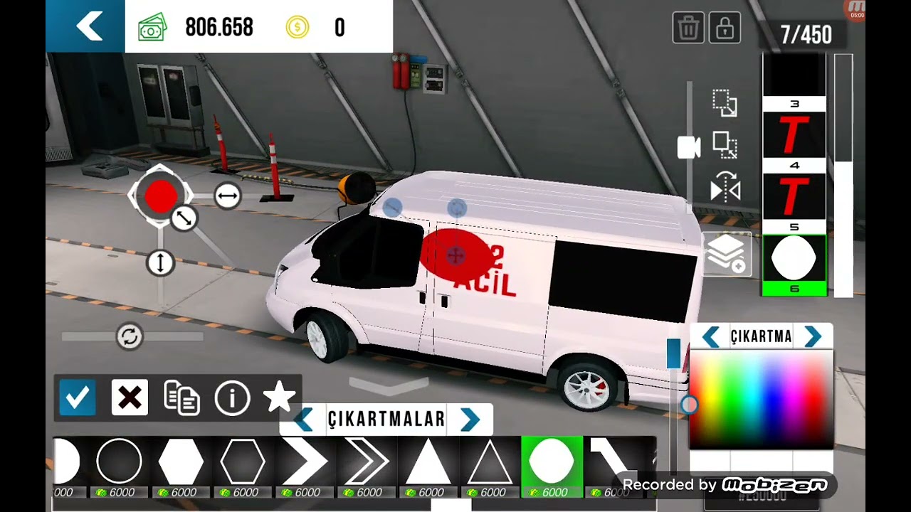 #car parcing #ambulans yaptım.