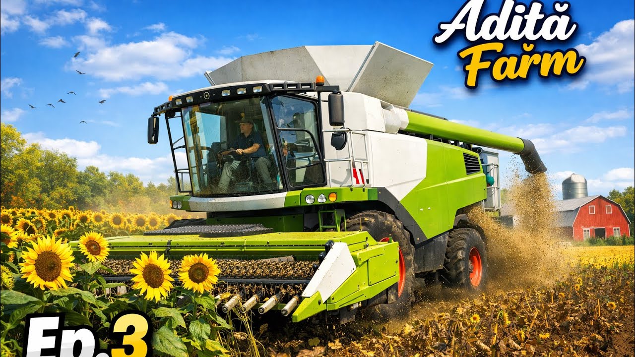 🔥 AM SEMĂNAT FLOAREA SOARELUI și AM LUAT TRACTOR NOU! 🚜 Farming Simulator 23 Ep.3 | Adiță Farm