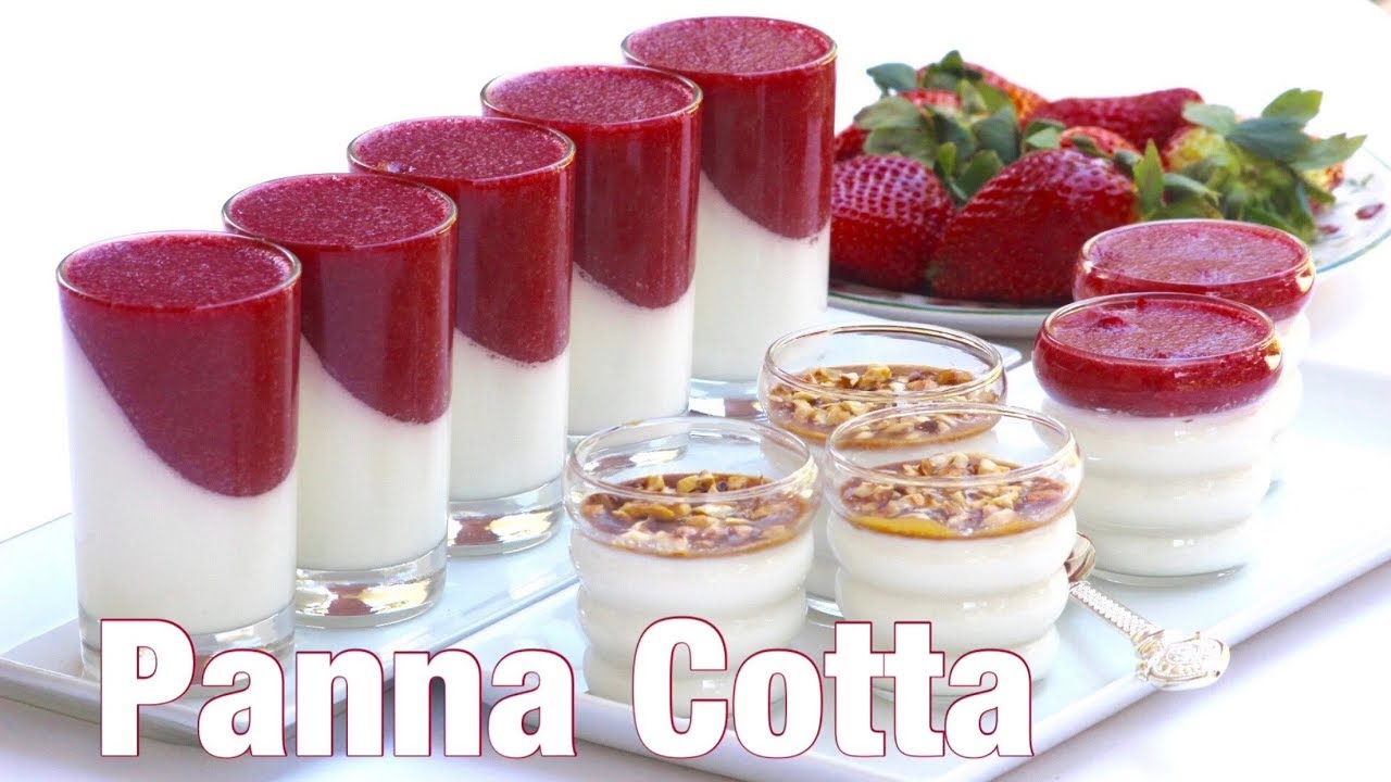 PANNA COTTA FONDANTE ET SAVOUREUSE,recette très facile