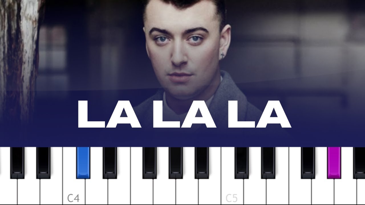 Naughty Boy, Sam Smith - La la la (piano tutorial)