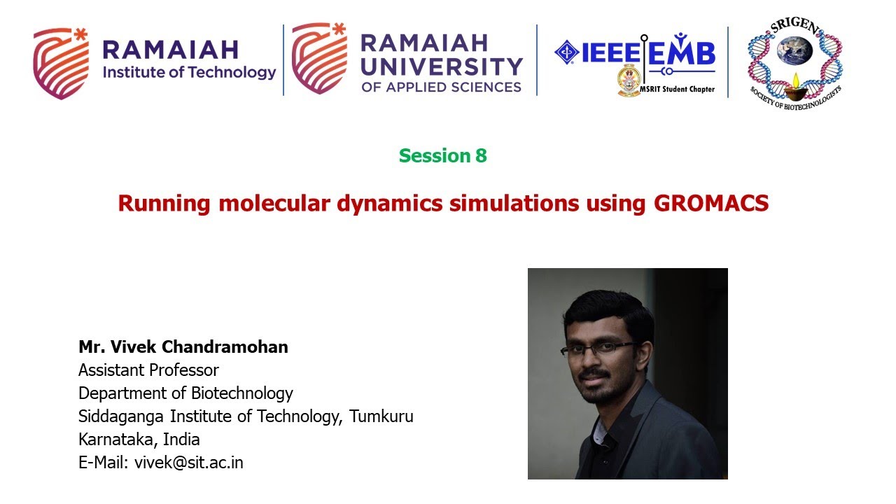 Running molecular dynamics simulations using GROMACS