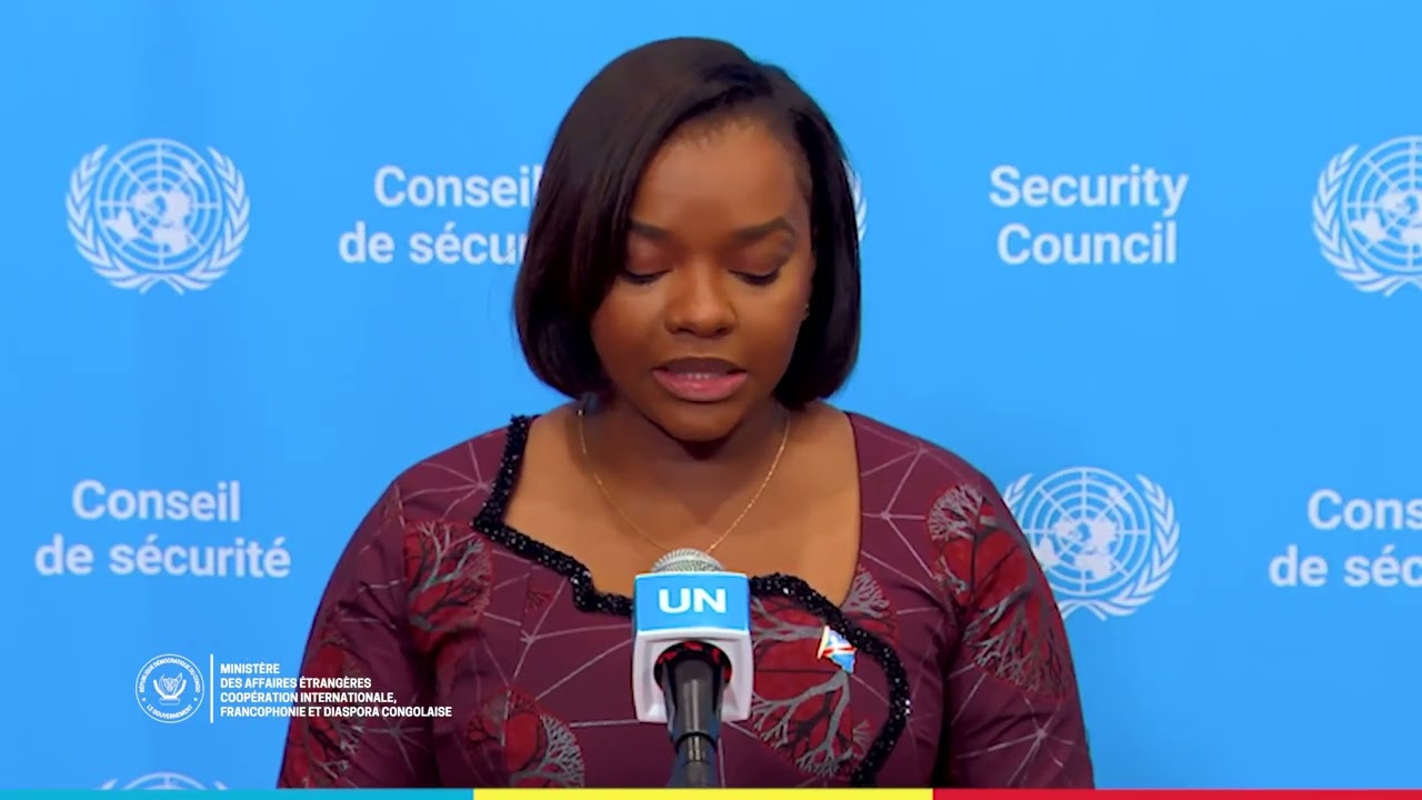 Discours de la Vice-Ministre, Mme Noëlla Ayeganagato la cérémonie de la levée du drapeau de la RDC