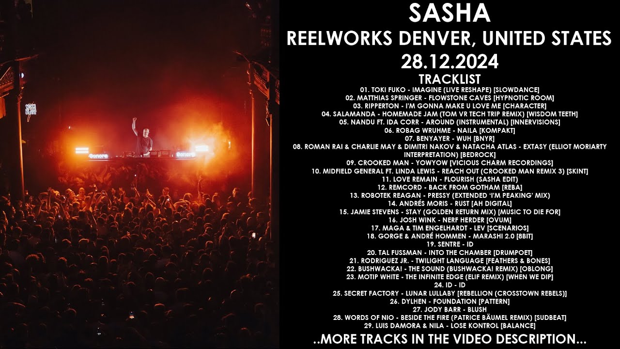 SASHA (UK) @ ReelWorks Denver, United States 28.12.2024