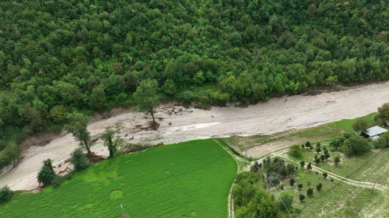 La scia dell'alluvione visto dal drone: il disastro lungo il fiume Cesano nelle frazioni di Pergola