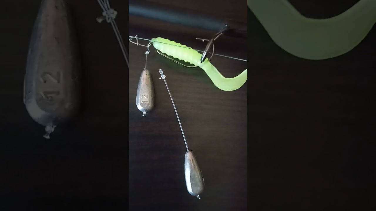 JIG RIG AND TOKYO RIG ON FISHING LINE. ДЖИГ РИГ И ТОКИО РИГ НА ЛЕСКЕ.