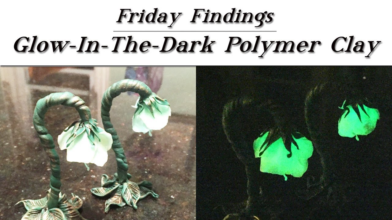 Make Your Polymer Clay GLOW with Glow-In-The-Dark Powders-Friday Findings