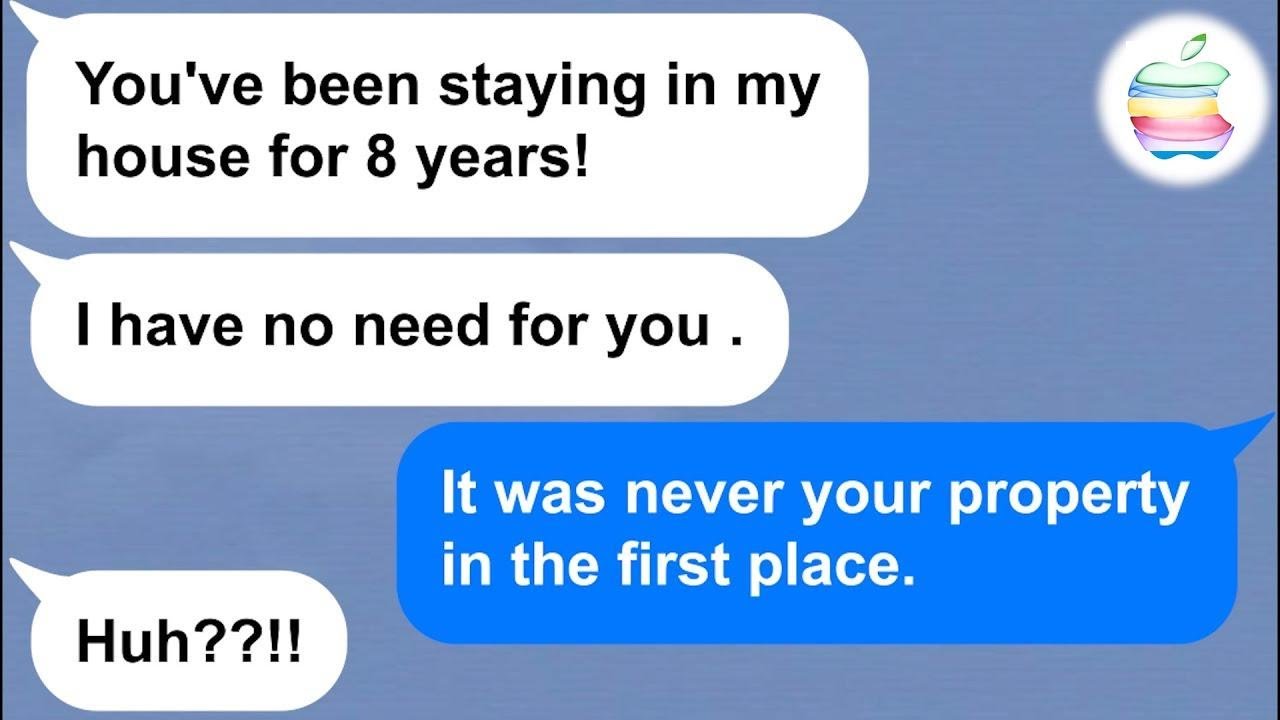 【Apple】My ex moved back to town 8 years after he ran off but the welcome isn't what he expected