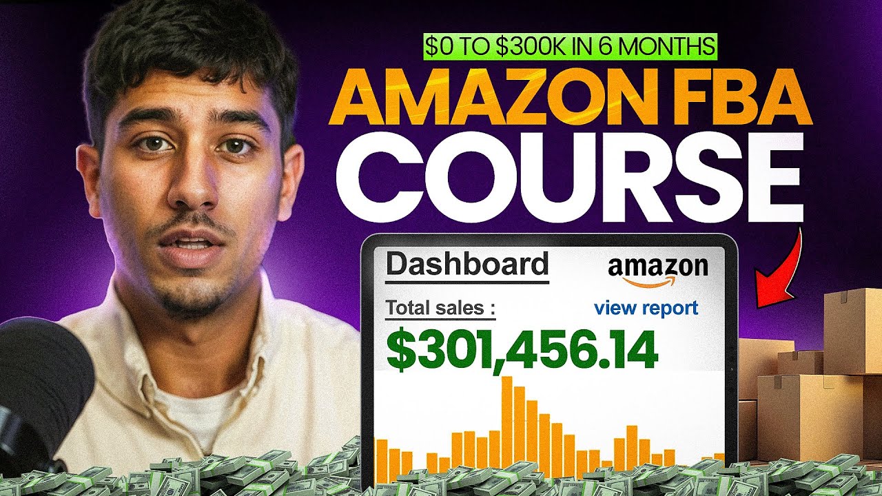 FREE 2 Hour Amazon FBA Course For Beginners | Complete A-Z STEP-BY STEP Blueprint