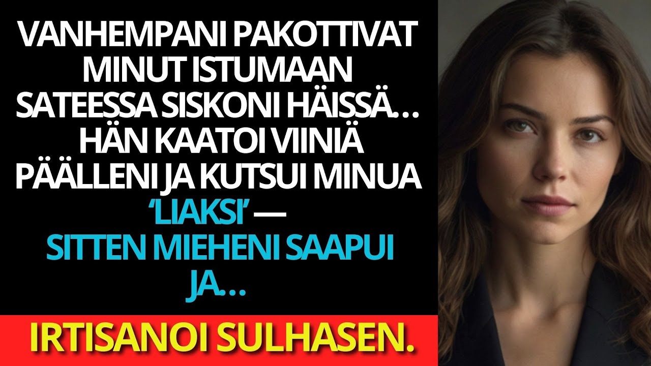 Vanhempani pakottivat minut istumaan sateessa siskoni häissä – ‘köyhä’ mieheni irtisanoi sulhasen