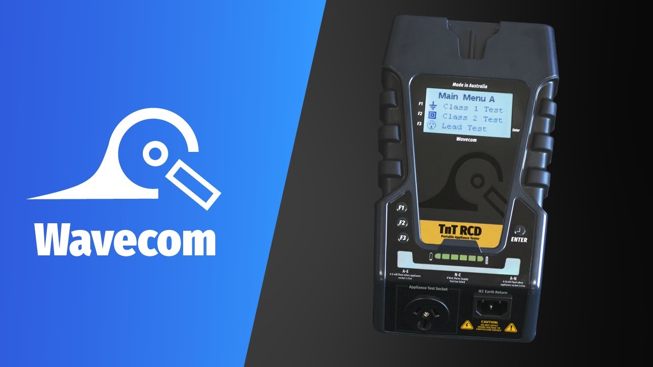 The TnT RCD Portable Appliance Tester - Basic Appliance Testing