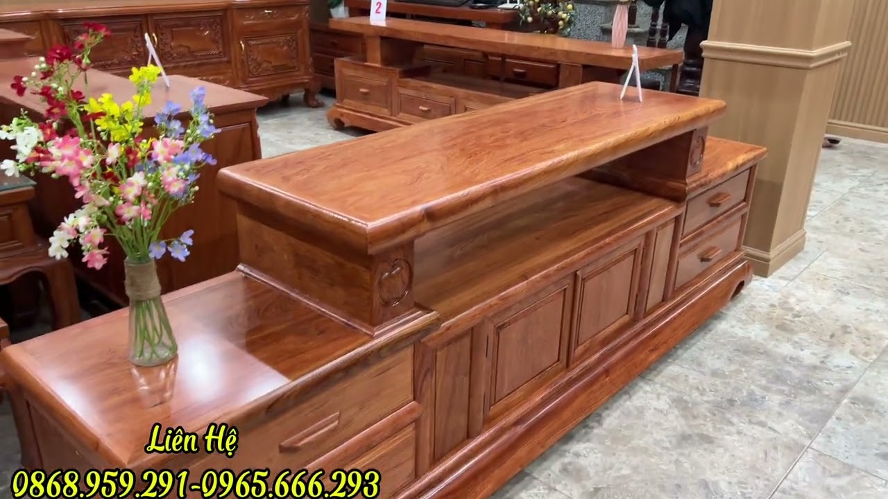 Sang  Trọng Với Mặt Hàng Sản Phẩm Kệ Tivi Sofa Trơn  Mặt Lồi Ván Mặt 1,5 phân 