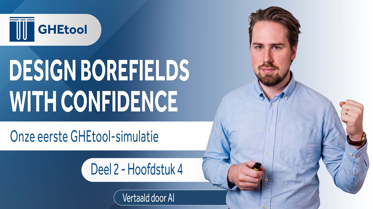 Hoofdstuk 2.4: Onze eerste GHEtool-simulatie