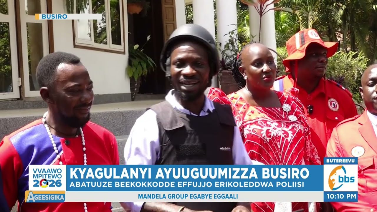 Kyagulanyi Ayuuguumizza Busiro, Abatuuze Beekokkodde Effujjo Erikoleddwa Poliisi