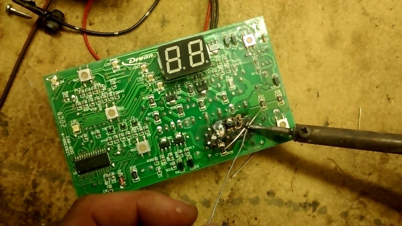 placa drean fuzzy logic 206 reparacion y tutorial de errores...unicommand y concept
