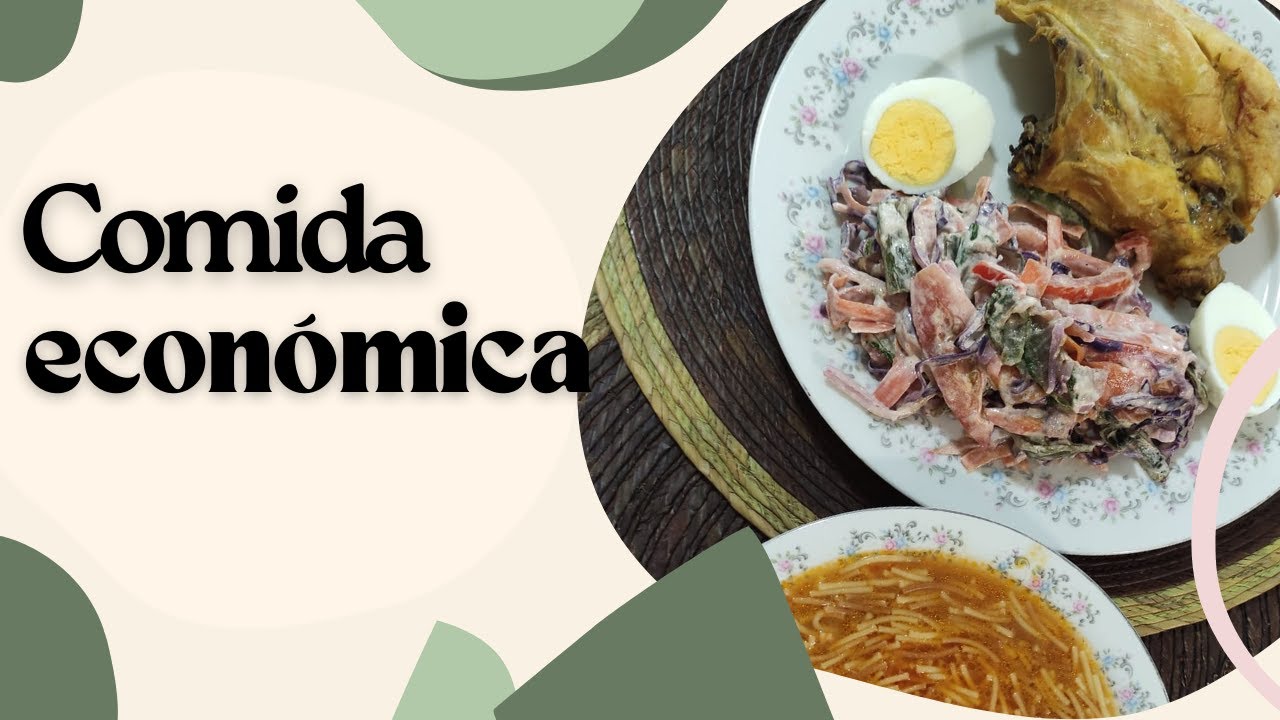COMIDA COMPLETA Y ECONÓMICA | Pechuga de Pollo, Sopa y Ensalada