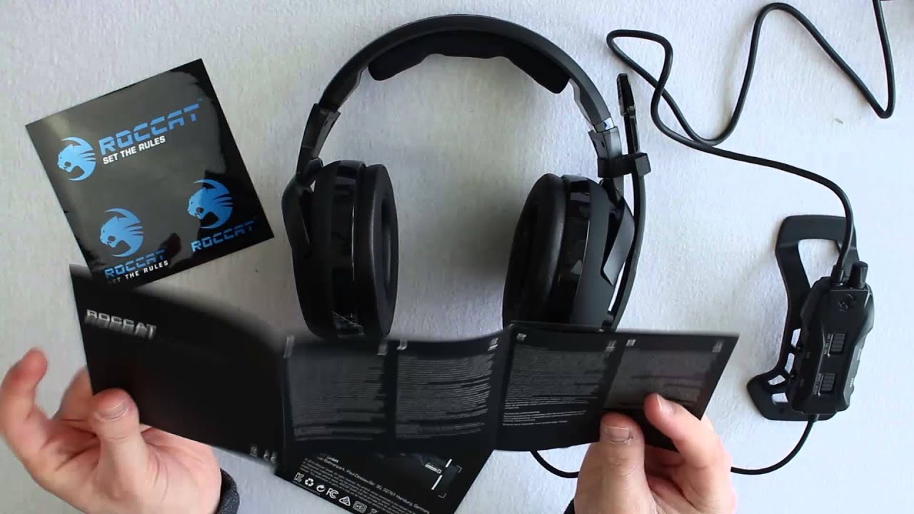 UNBOXING - Roccat KAVE XTD 5.1 Analog Headset! (Unboxing + Review)