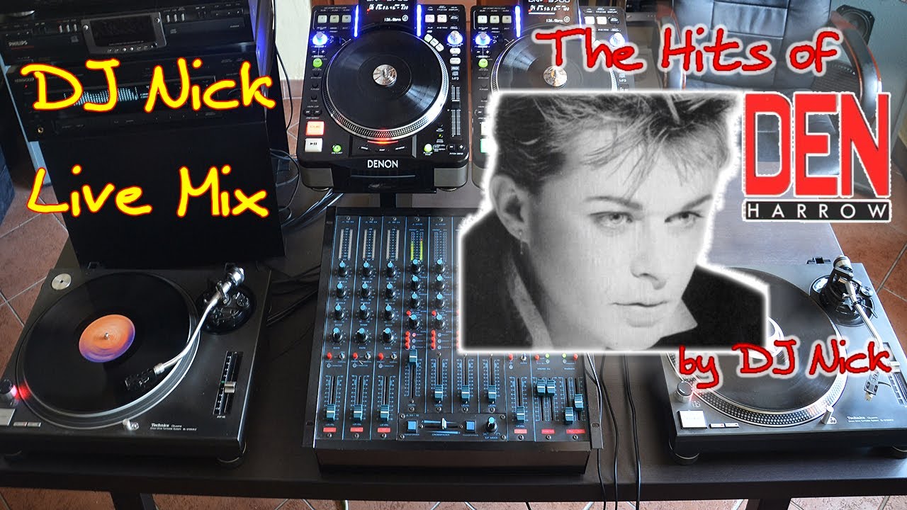 The hits of Den Harrow - 80's Italo-disco live vinyl mix by DJ Nick