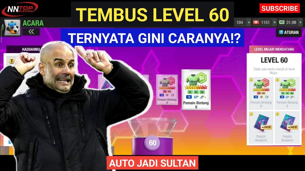 Tembus Level 60 🤑 Begini Cara Saya Melakukannya⁉️ Undian Mania | Top Eleven
