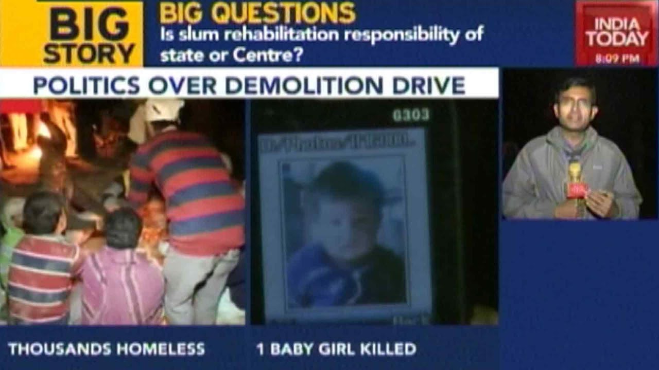 500 Families Homeless, Child Dead After Delhi Demolition Drive