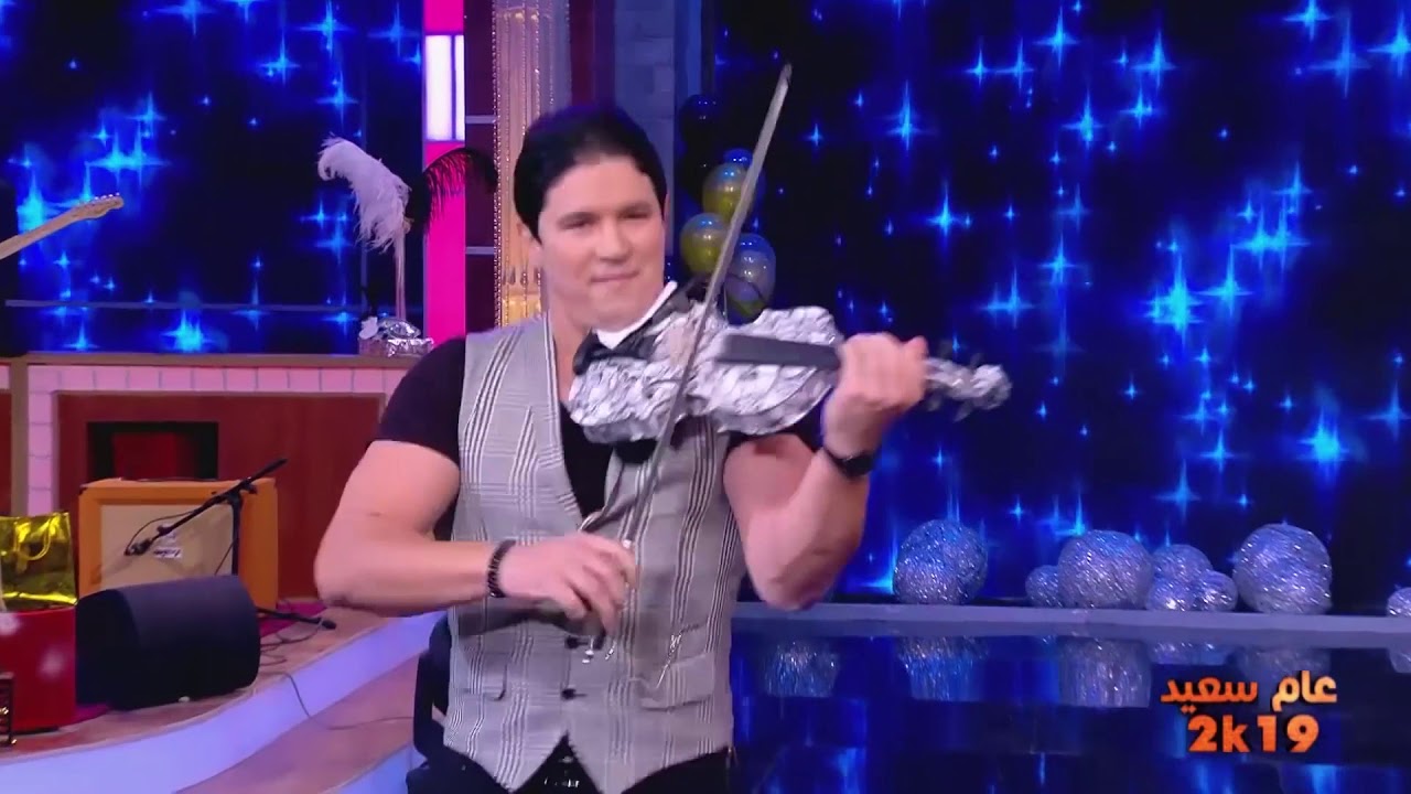 عازف الكمان محمد الغربي يبدع في سهرة رأس السنة الميلادية 2019 مع سامي الفهري على قناة الحوار التونسي