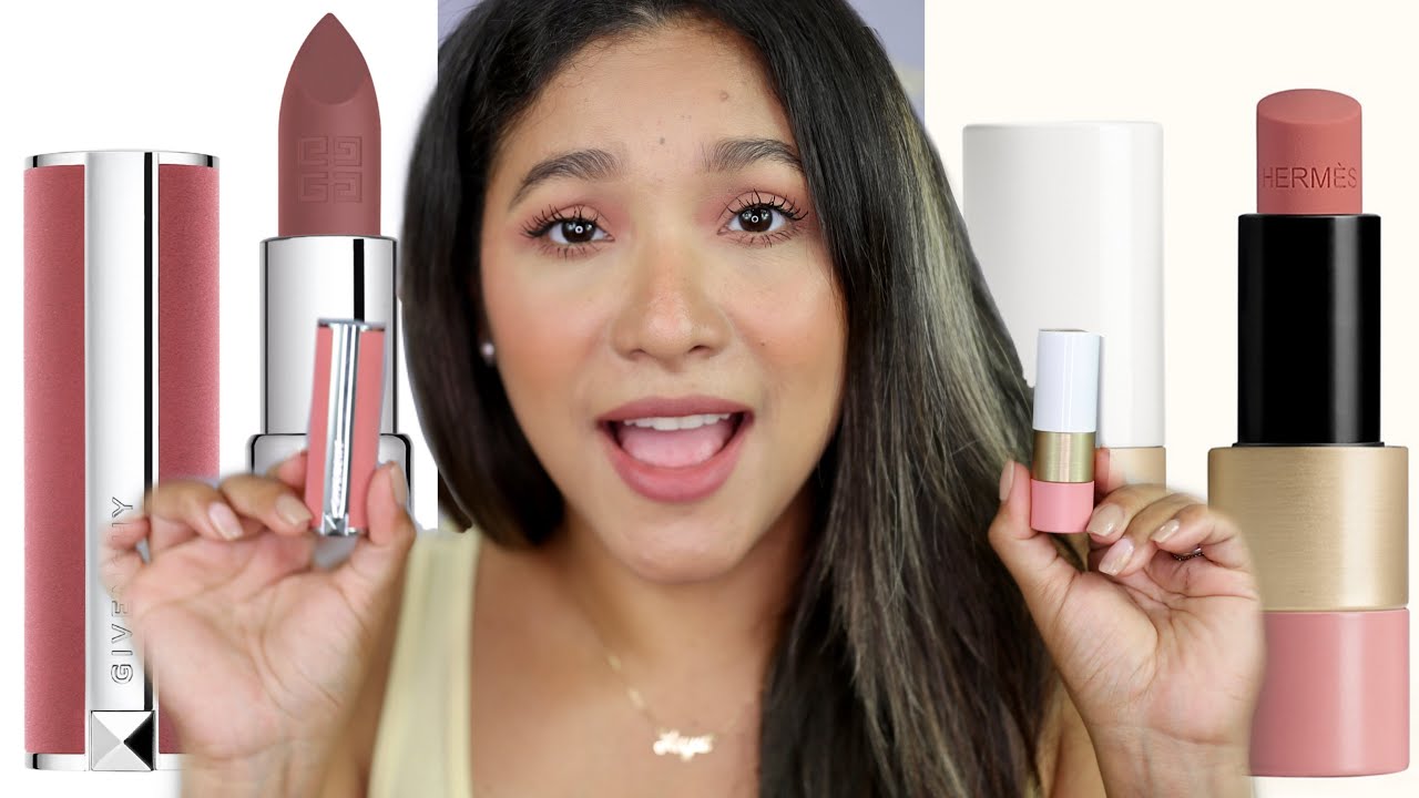 Get This Not That! Givenchy Le Rouge Sheer Velvet Lipsticks VS Hermes Rosy Lip Enhancer