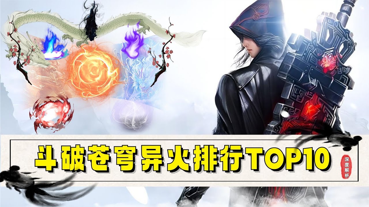斗破苍穹异火排行榜：青莲地心火有多垃圾？第一名的身份竟是斗帝