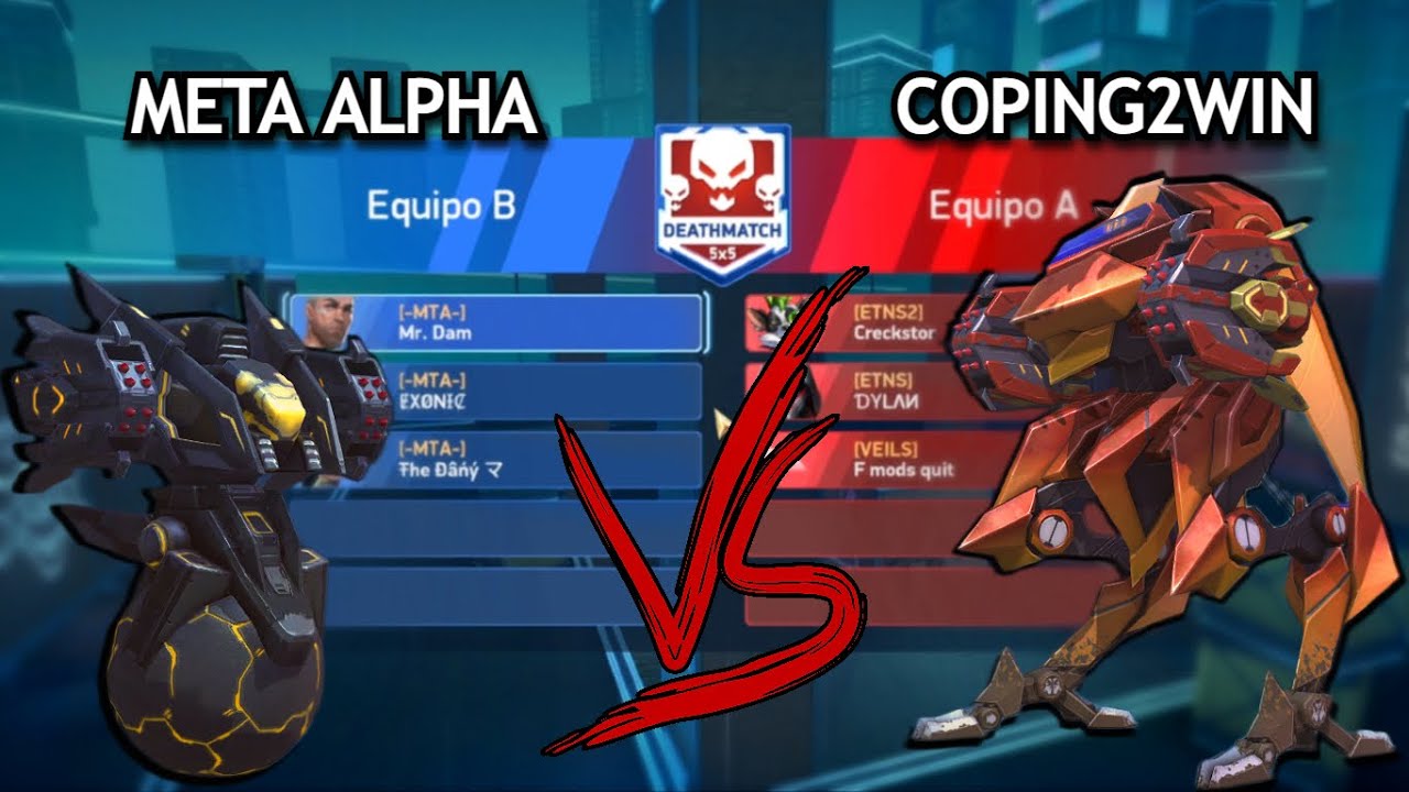 META ALPHA vs COPING2WIN 🔥 | Torneo NOBLE 3vs3 | Mech Arena