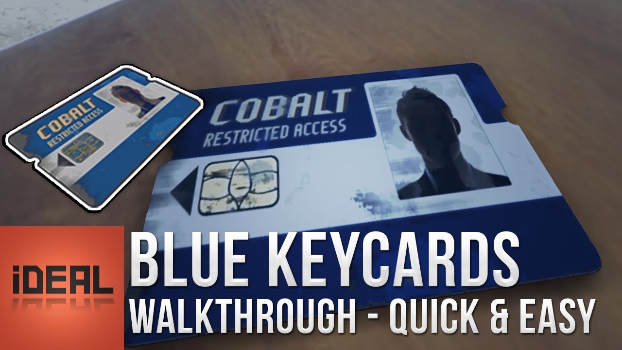 Rust • How to get Blue Keycards - All Locations • Green Puzzle Solutions