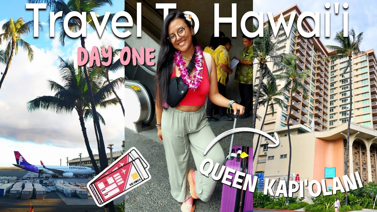 Queen Kapi'olani Hotel full tour + what we ate and swimming at sunset 🌅🌺✨️