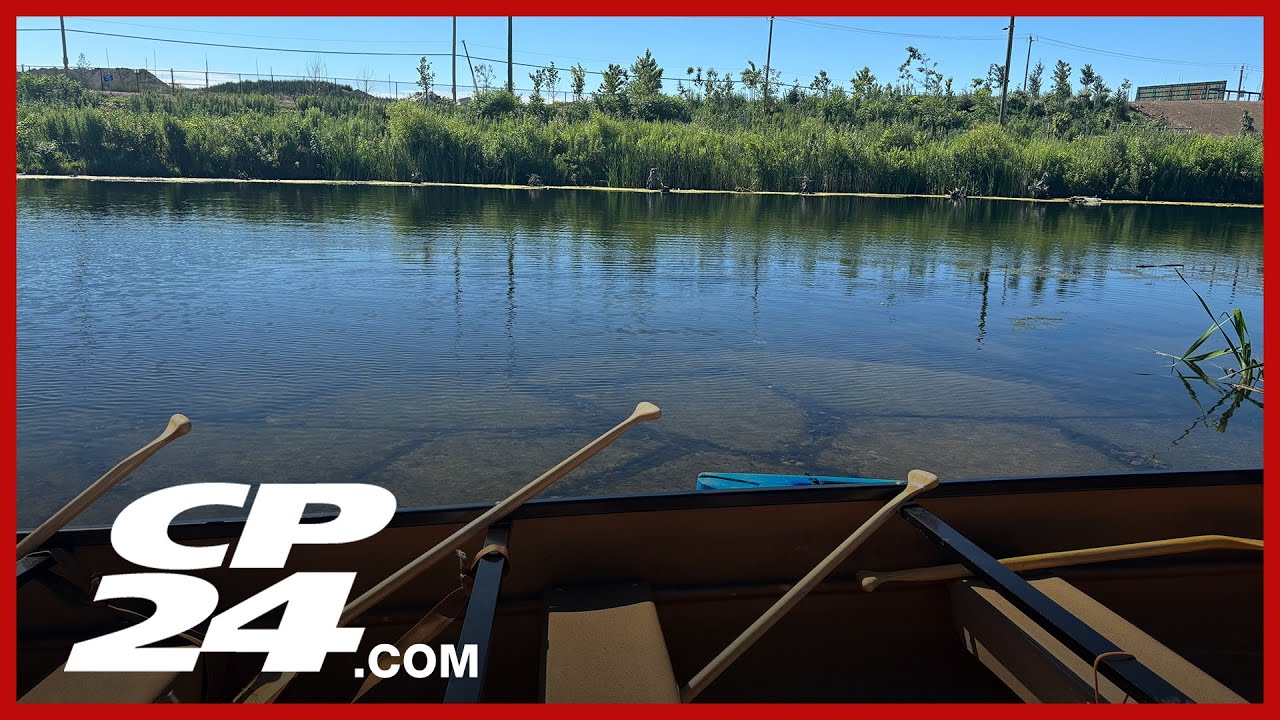 Biidaasige Park | Taking a canoe ride through the Don River