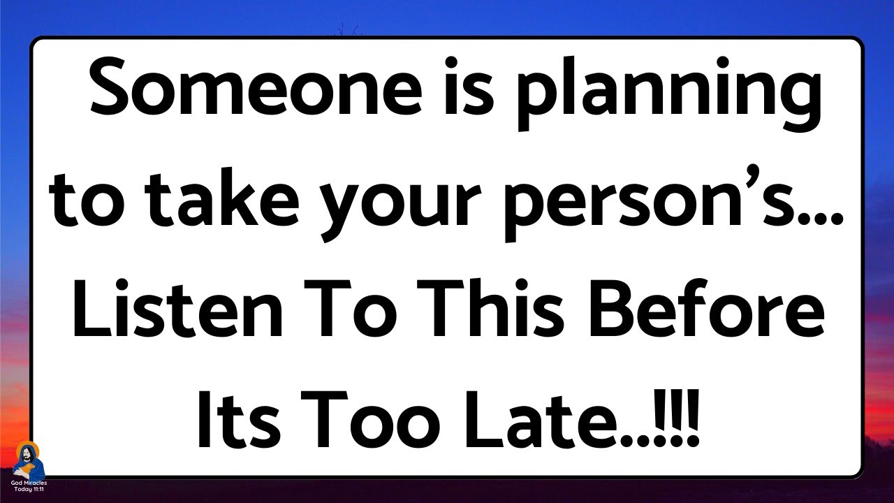 11:11⚠️Angels says, Someone is planning to take your person's...🌈Jesus says✝️God Miracles Today 1111
