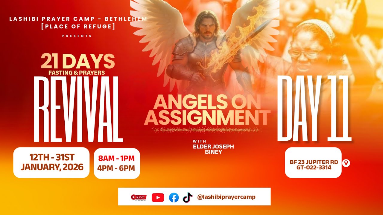 YOU ARE WATCHING THE 21 DAYS REVIVAL SERVICE . DAY 11..PT.1. 22.01.2026