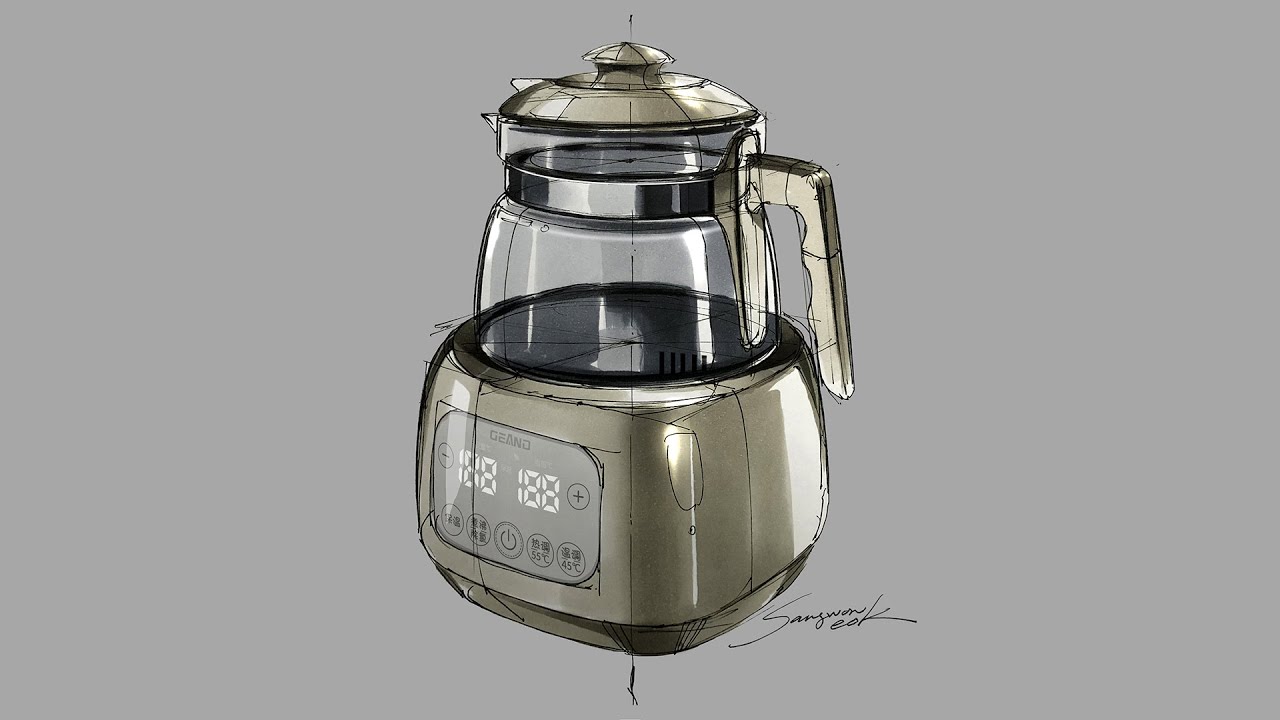 Product design sketch