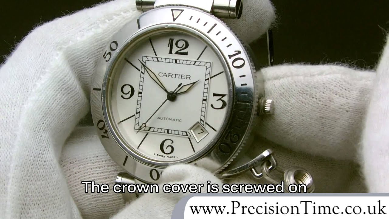 Pre-owned Cartier W31080M7 Pasha Mens Watch